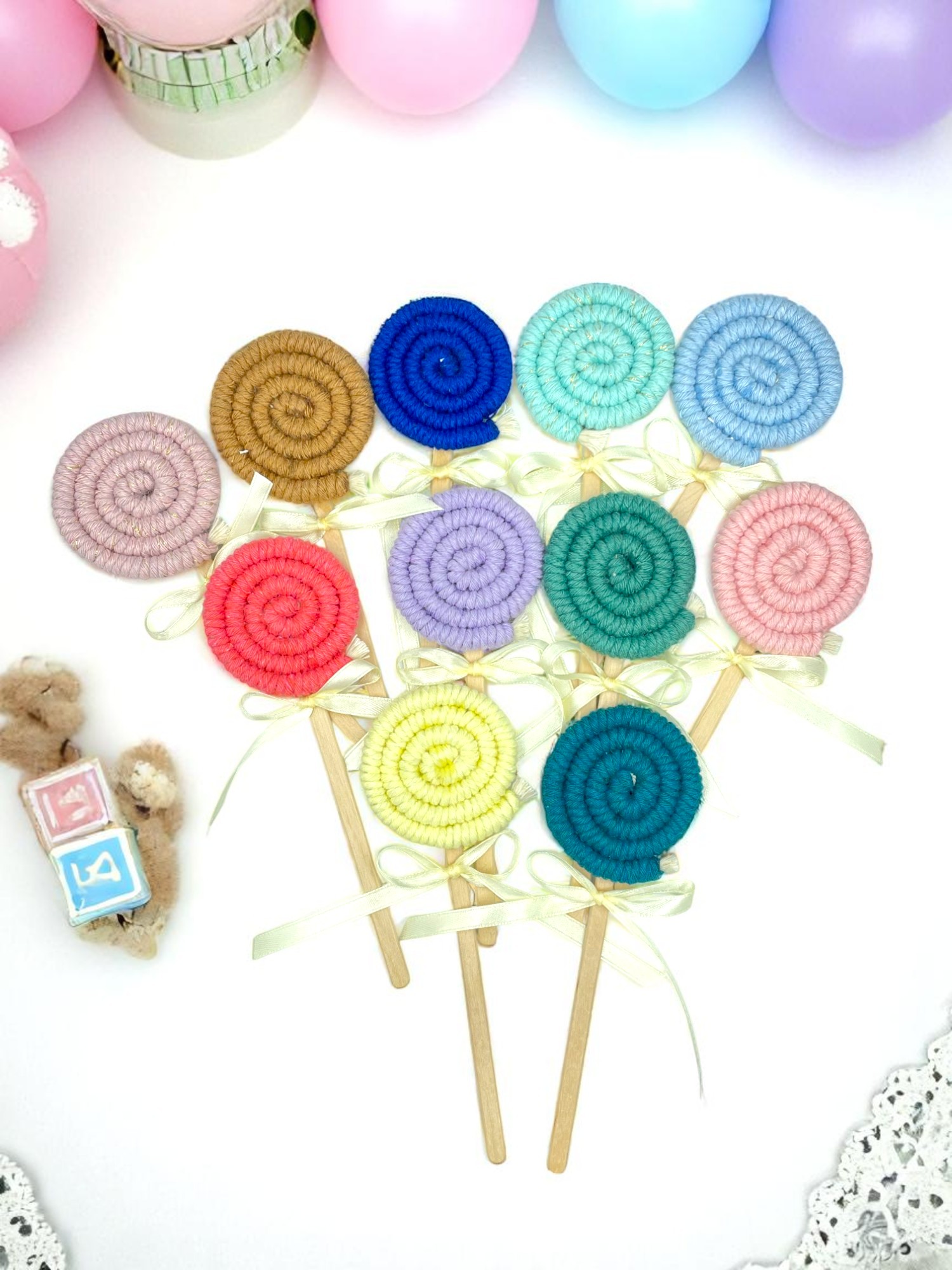 Μπομπονιέρα Macramé Γλειφιτζούρι