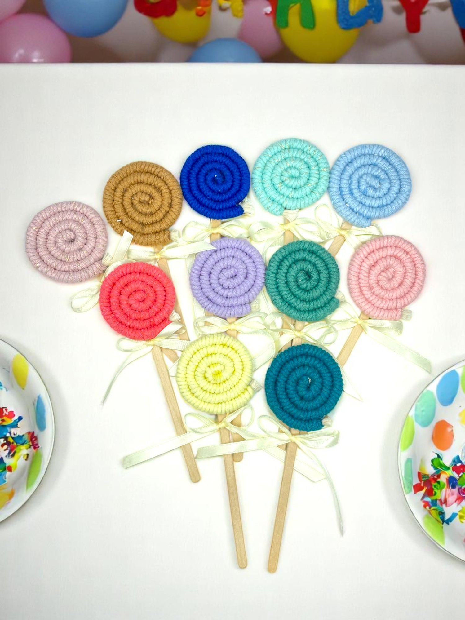 Μπομπονιέρα Macramé Γλειφιτζούρι