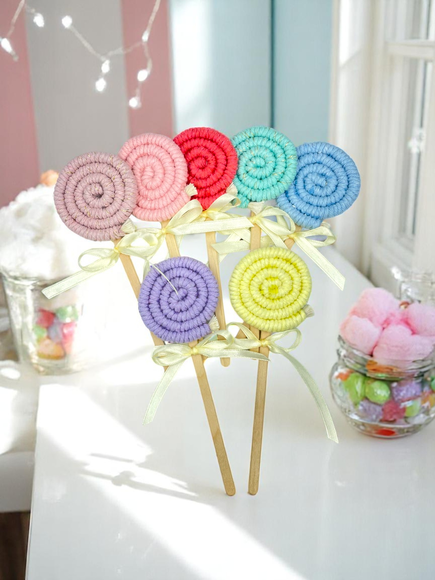 Μπομπονιέρα Macramé Γλειφιτζούρι