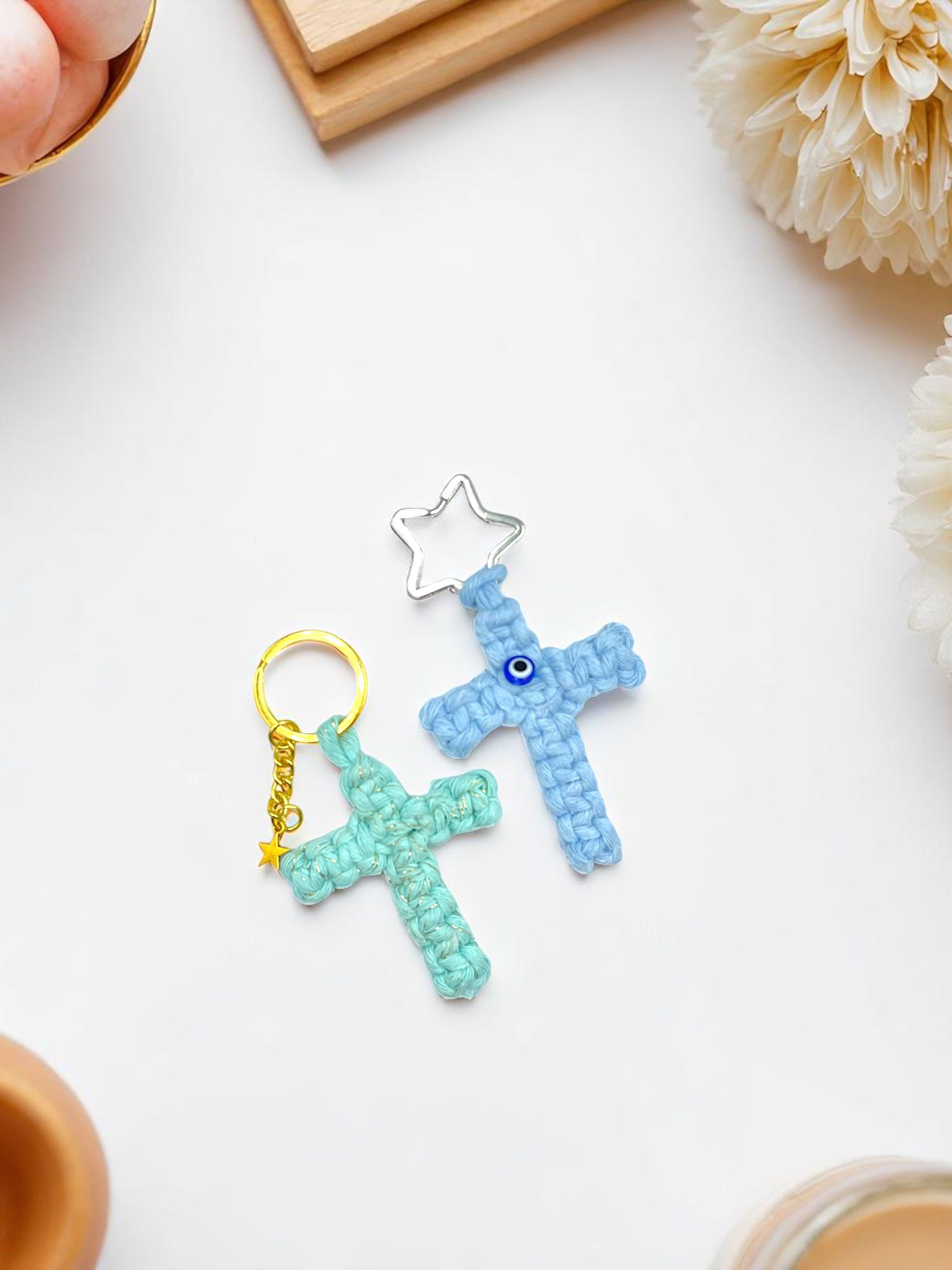 Μπομπονιέρα Μπρελόκ Σταυρός