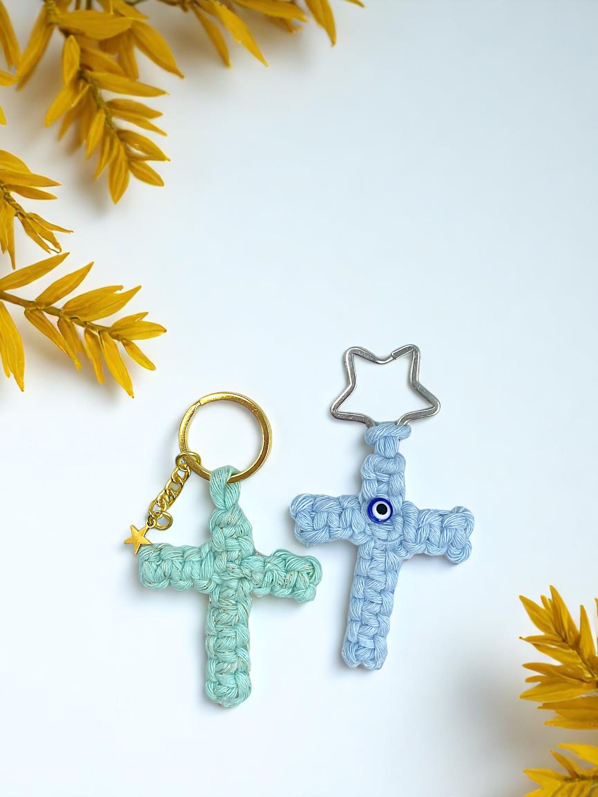 Μπομπονιέρα Μπρελόκ Σταυρός