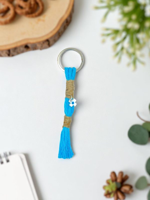 Μπομπονιέρα Μπρελόκ Γιούτα – Χειροποίητο Μαρτυρικό Δώρο με Φυσικό Στυλ