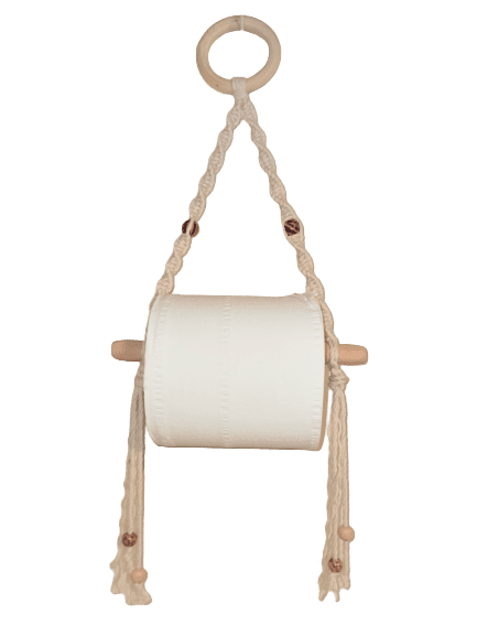 Κρεμαστό Μακραμέ - Ρολό Τουαλέτας