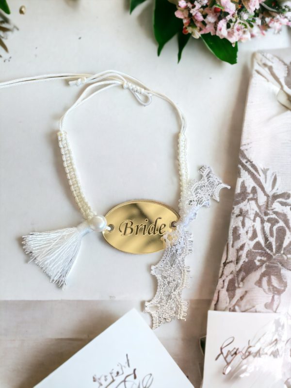 Μακραμέ Βραχιόλια Bachelor - Bride