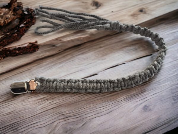 Κλιπ - Αξεσουάρ πιπίλας Μακραμέ