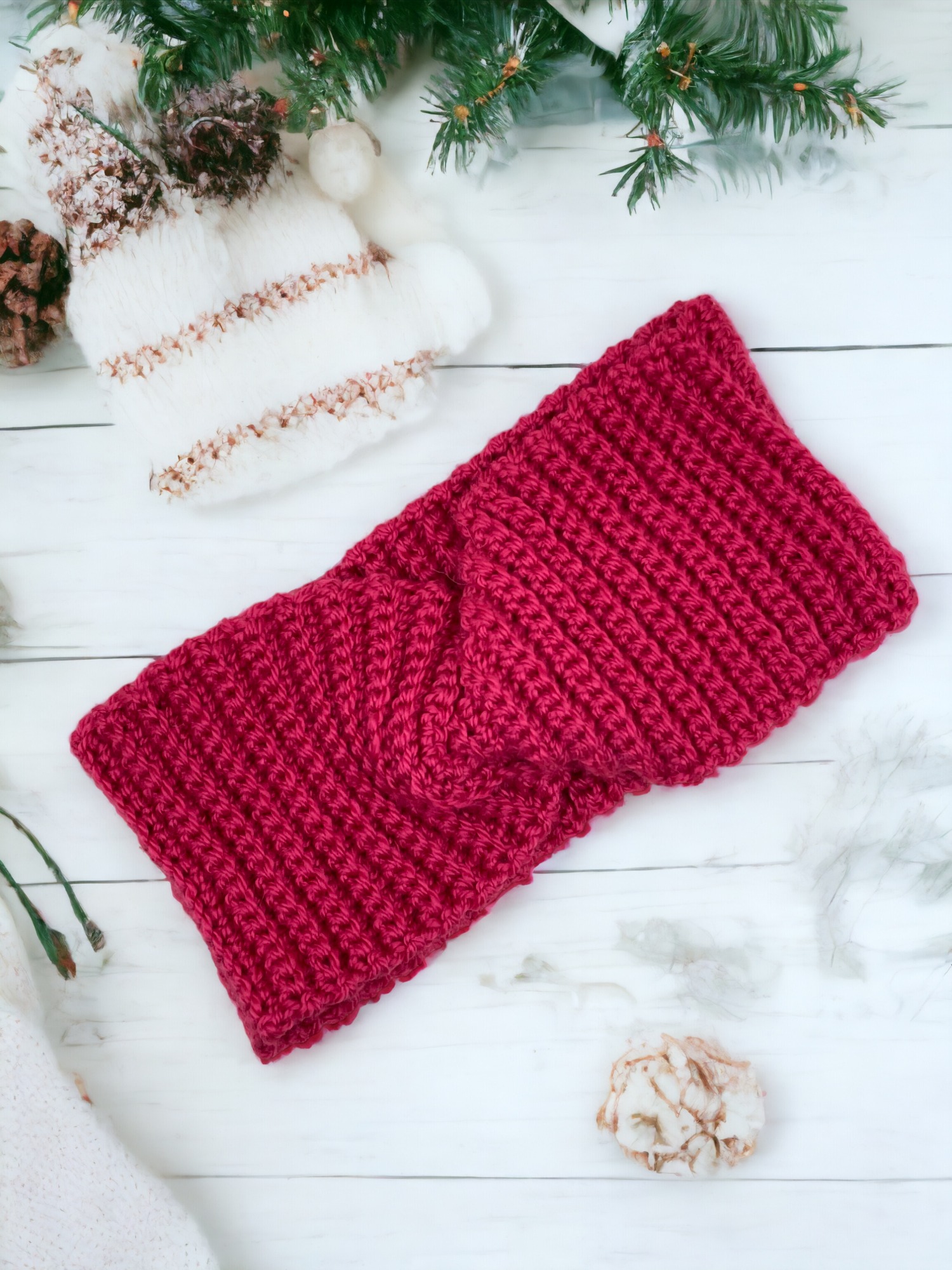 Πλεκτή Κορδέλα Μαλλιών