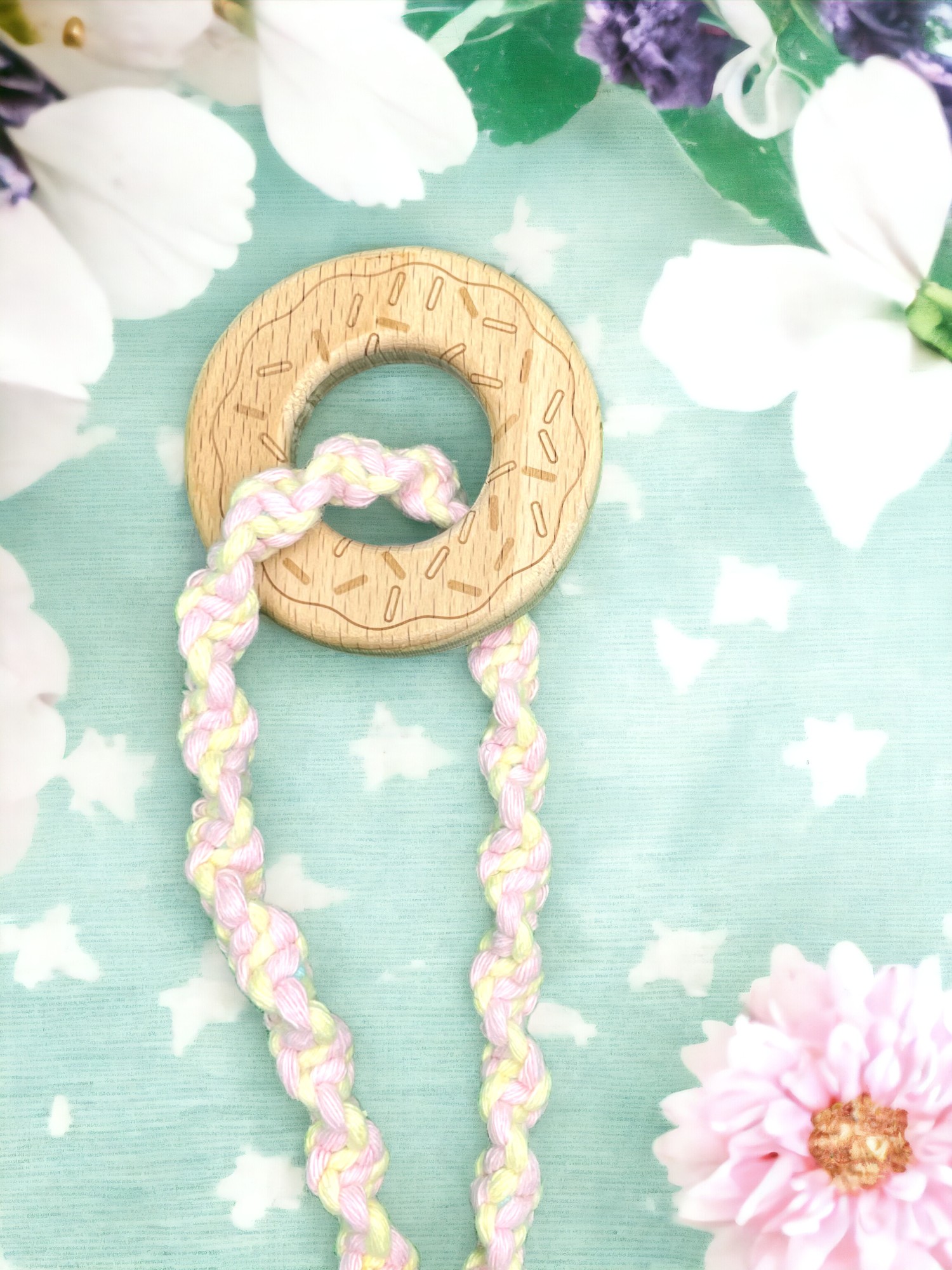 Βρεφικό ξύλινο παιχνίδι Ντόνατς