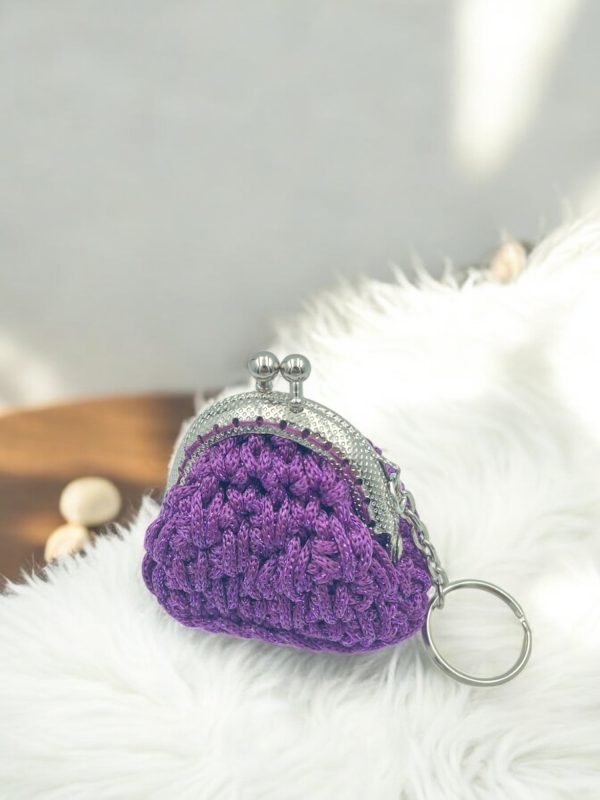 Μίνι Μπρελόκ Πλεκτό Πορτοφόλι