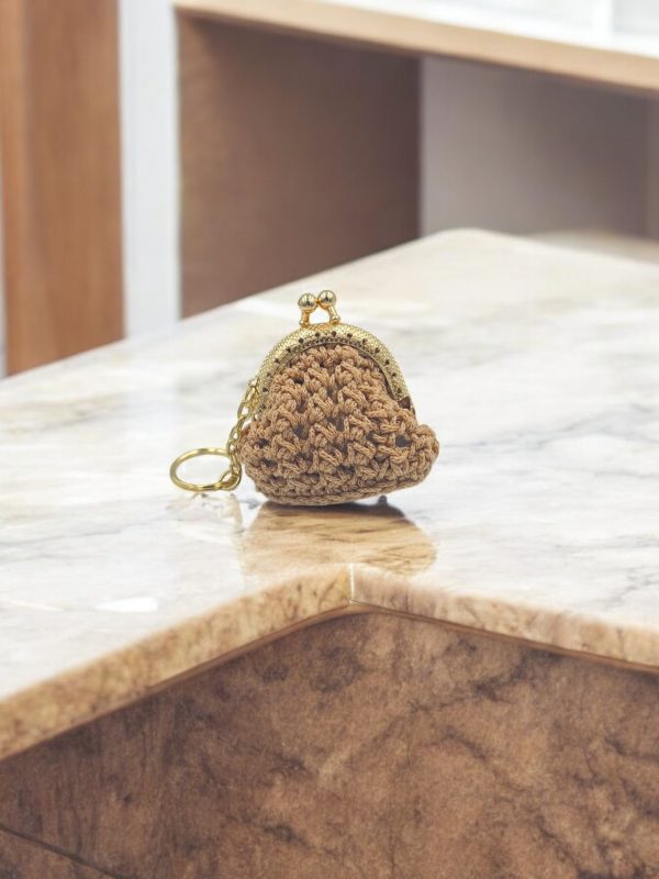 Μίνι Μπρελόκ Πλεκτό Πορτοφόλι