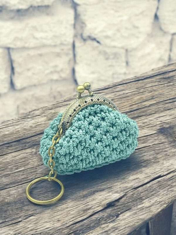 Μίνι Μπρελόκ Πλεκτό Πορτοφόλι